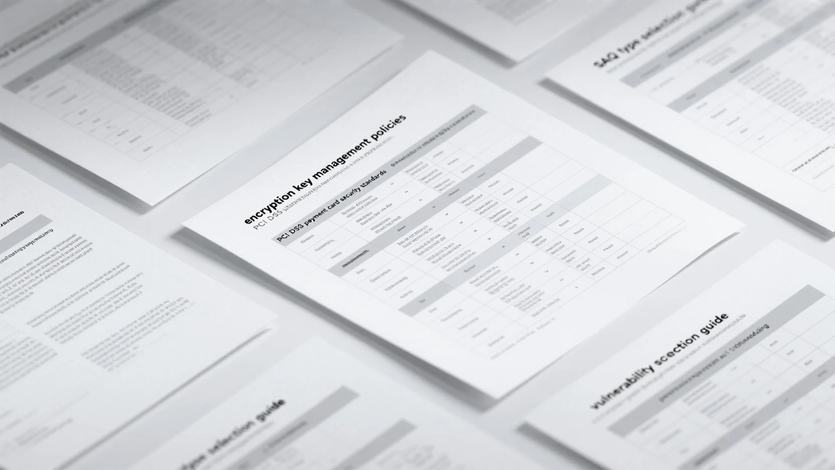 Comprehensive Guide to PCI DSS: SAQ Type Selection, Encryption Key Management, Penetration Testing, and Vulnerability Scan Scheduling