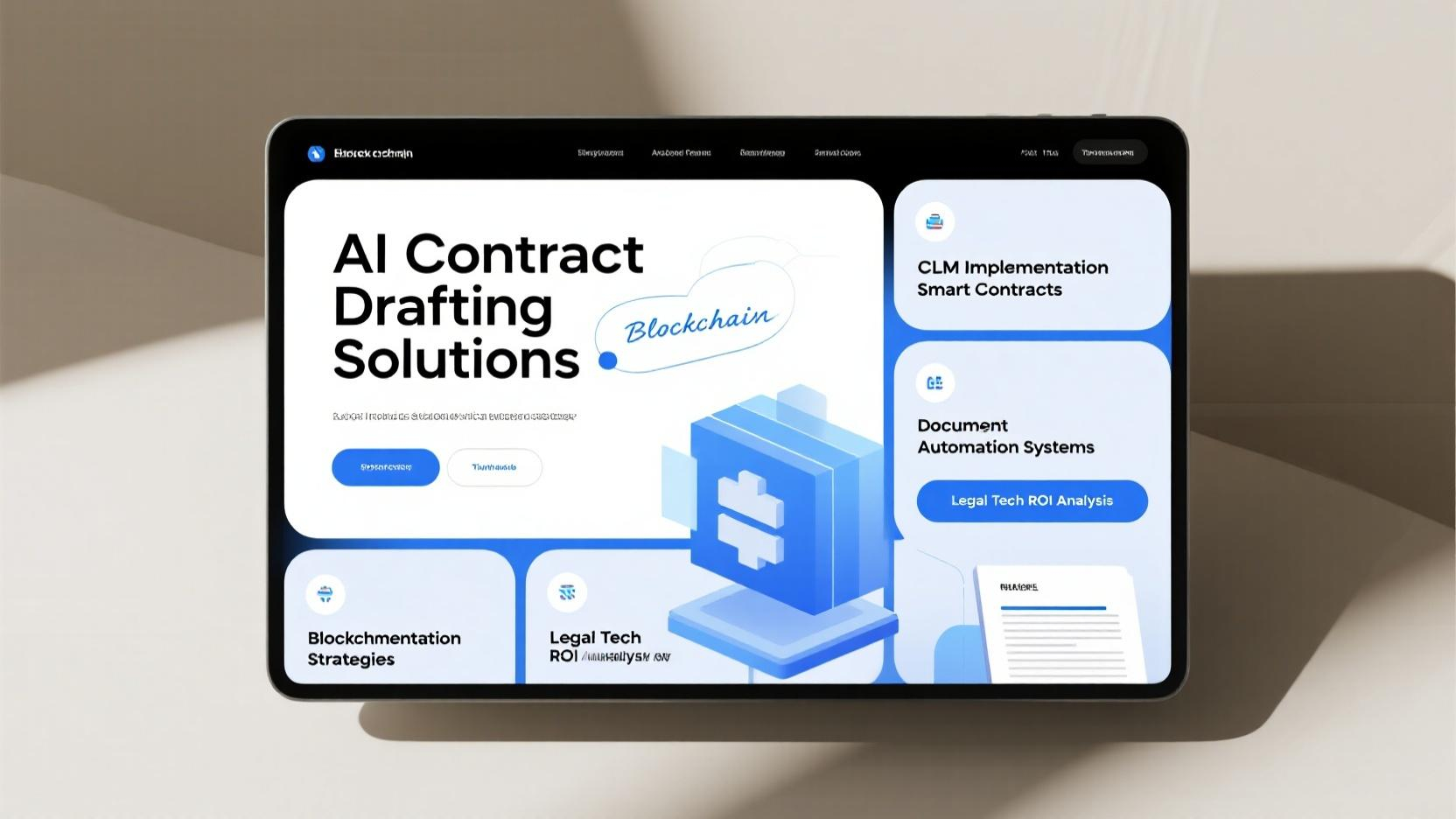AI Contract Drafting, Blockchain Smart Contracts, CLM: Strategies, Automation, and ROI in Legal Tech