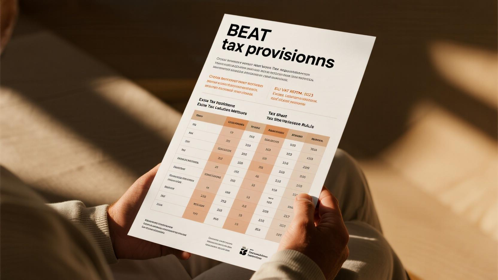 Navigating BEAT Tax Provisions, EU VAT Reform 2023, and Other Key Tax Aspects: A Comprehensive Guide