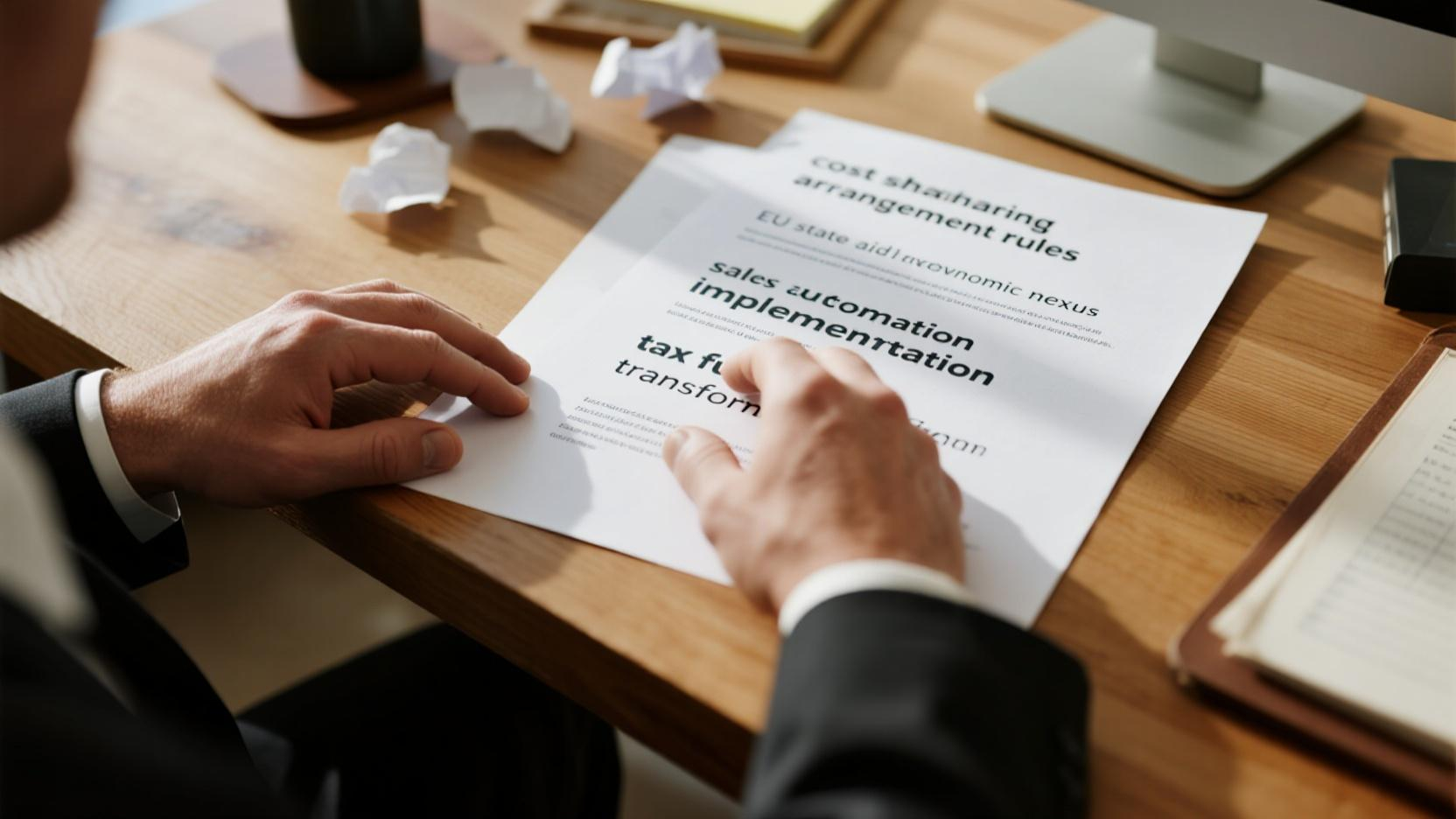 Navigating Cost Sharing Rules, EU State Aid, Sales Tax Nexus, Tax Automation, and Function Transformation