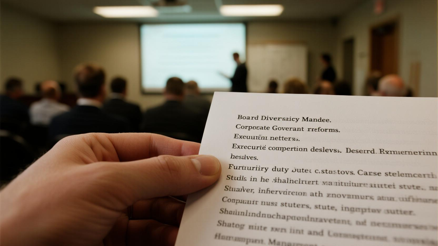 Board Diversity Mandates, Fiduciary Duty Cases: Impact on Corporate Governance Reforms and Shareholder Suits