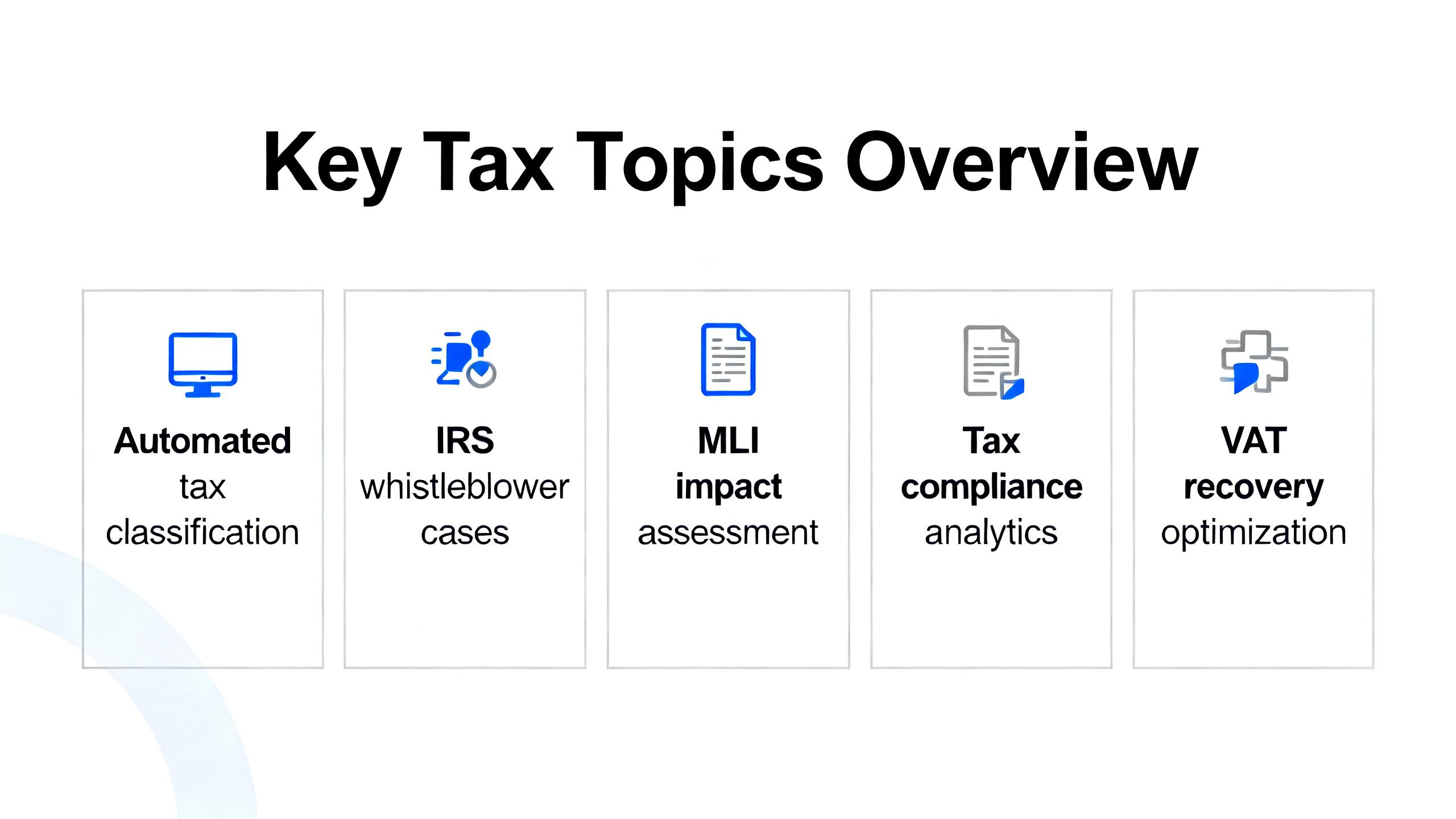 Taxation and Regulatory Compliance