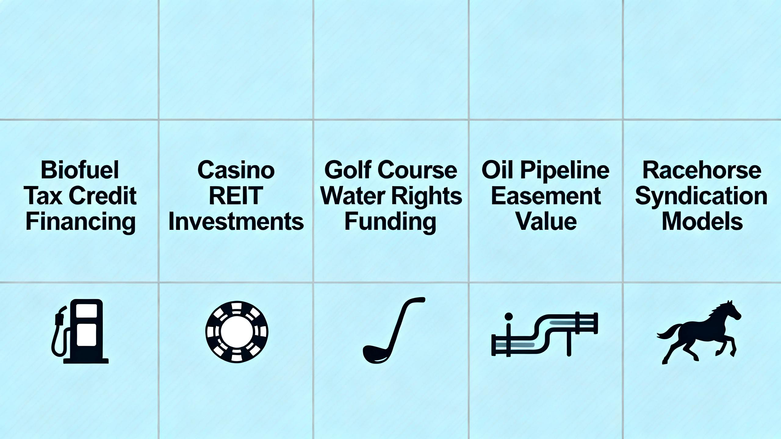 Biofuel Tax Credit Financing, Casino REIT Investments & More: A Comprehensive Guide to Lucrative Financial Ventures