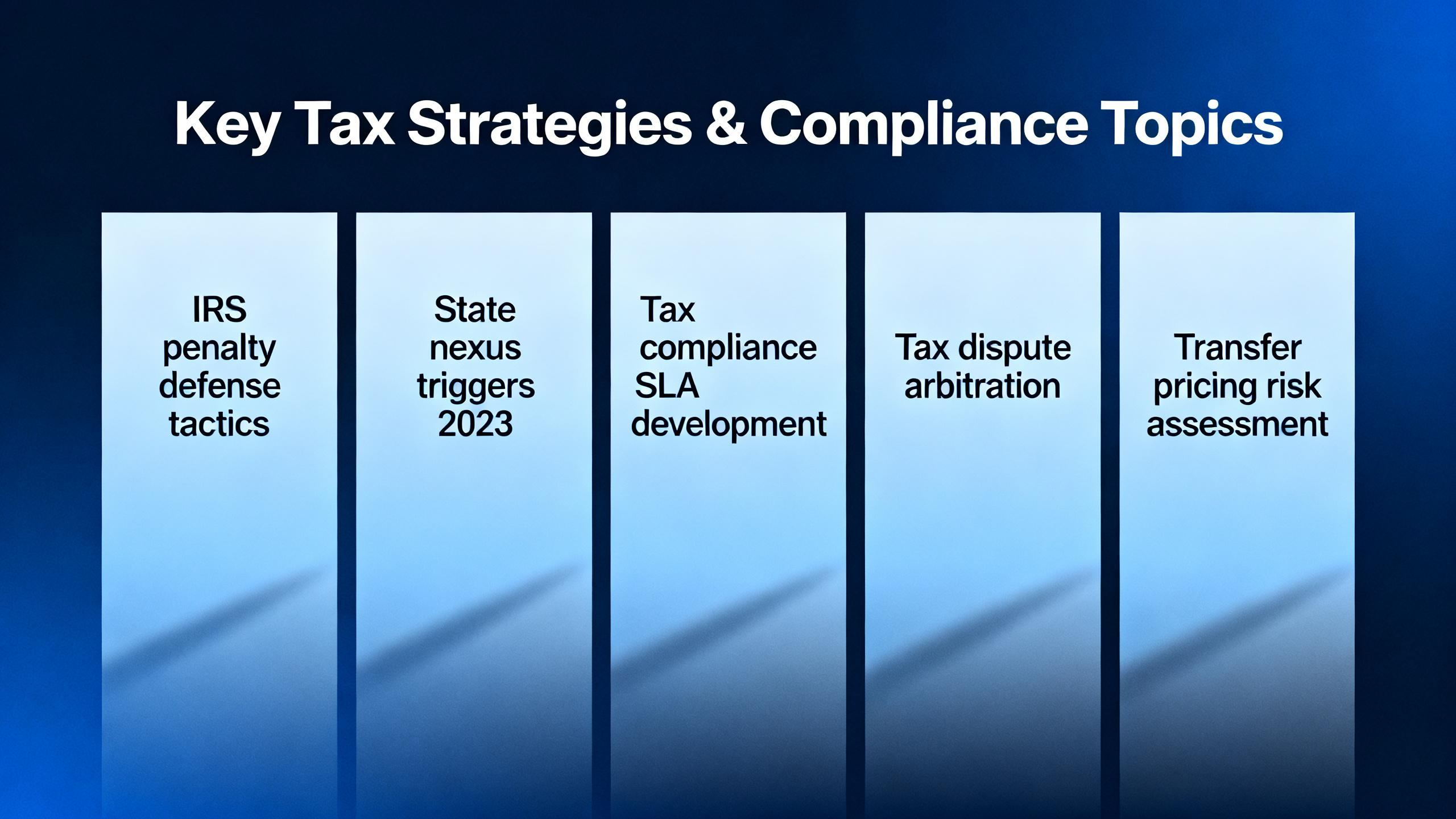 Taxation and Regulatory Compliance