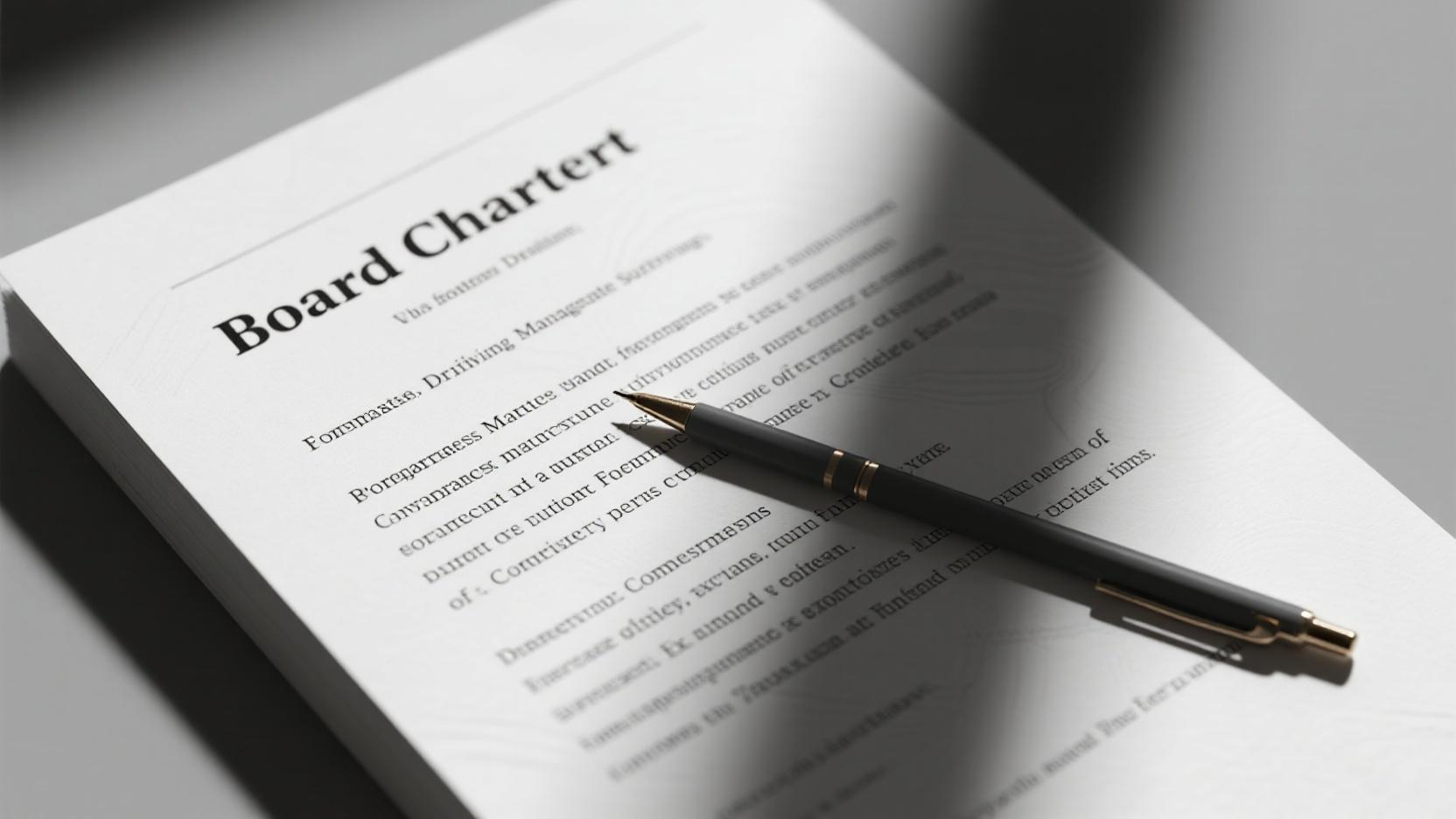 Mastering Corporate Governance: Board Charter Drafting, Committee Mandates, Fiduciary Duties, and Executive Compensation