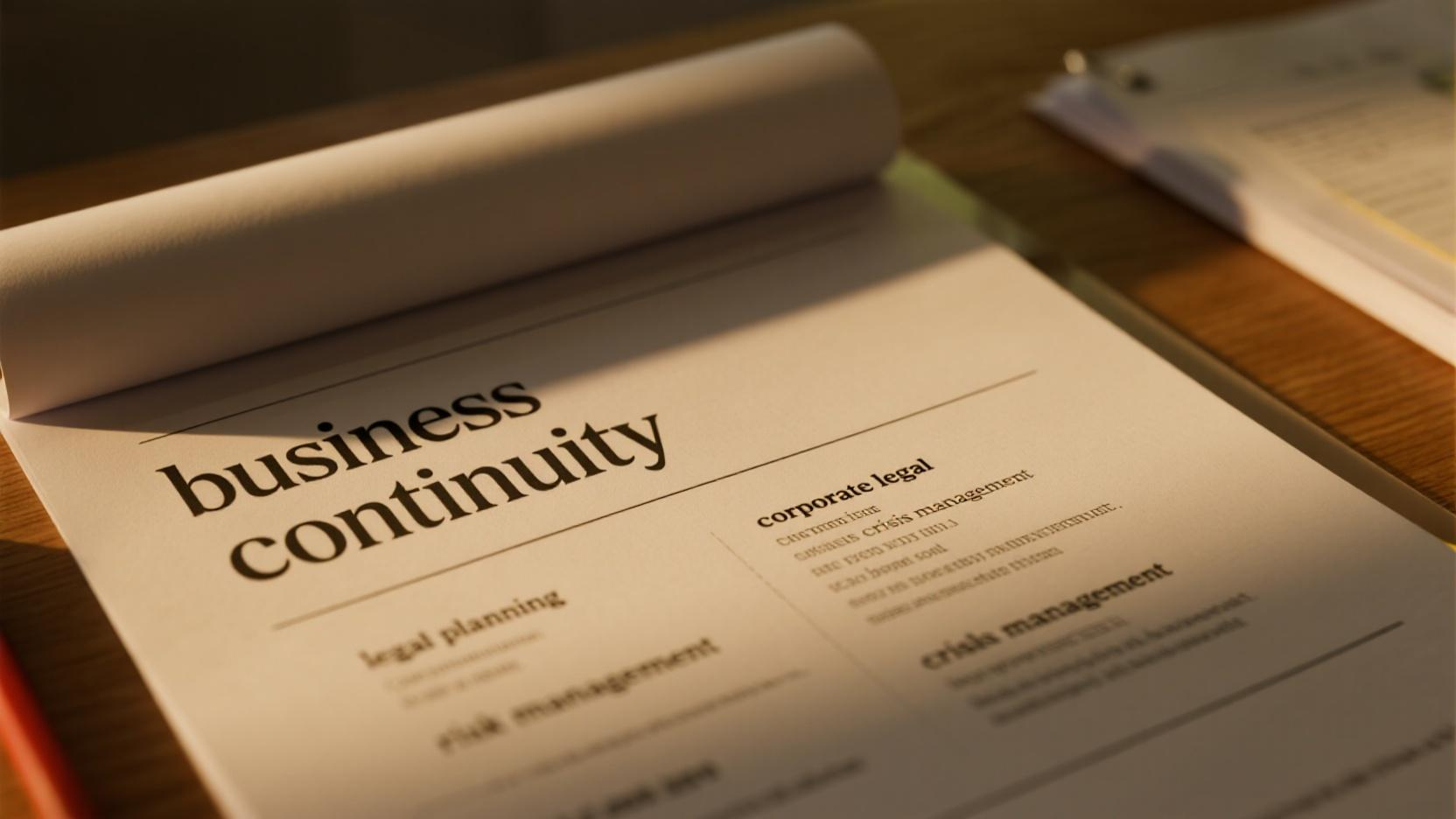 Key Elements of a Corporate Legal Crisis Management Plan