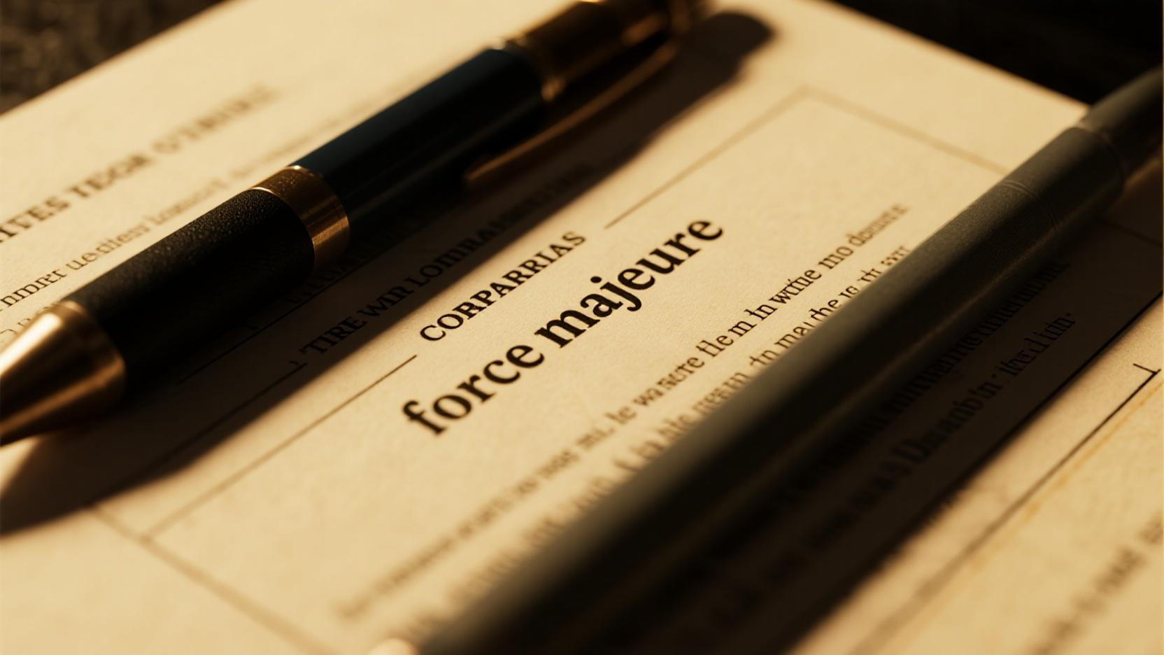 Force Majeure Clauses in Business Contracts and Their Applications